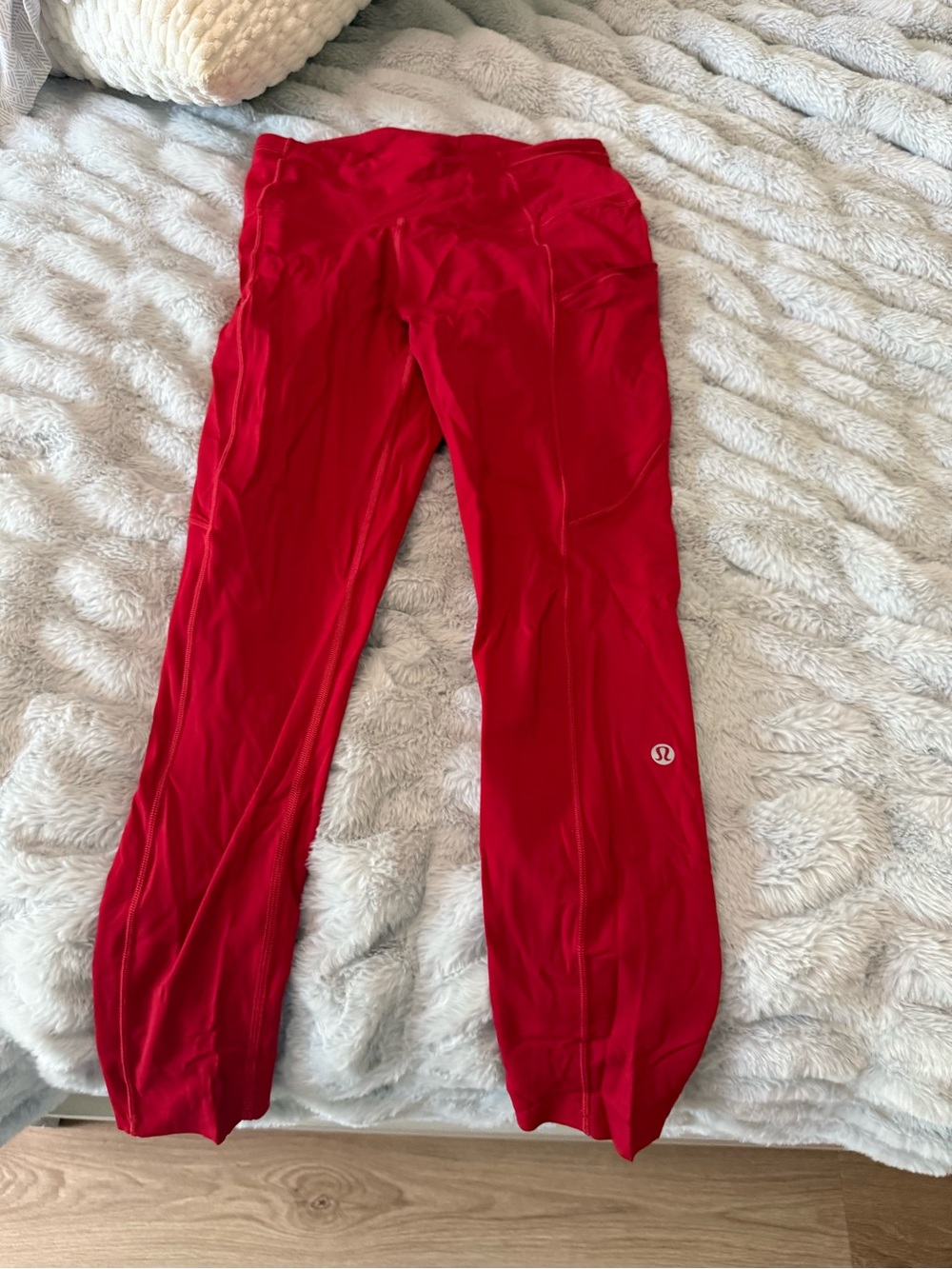 lululemon athletica Bright Red Performance Leggings sz 6